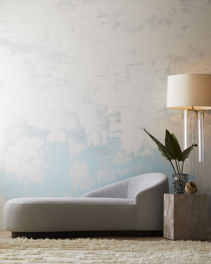 Emilee Iceberg Linen Grey Ash Chaise