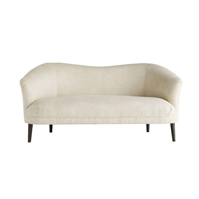 Jovani Textured Ivory Grey Ash Settee