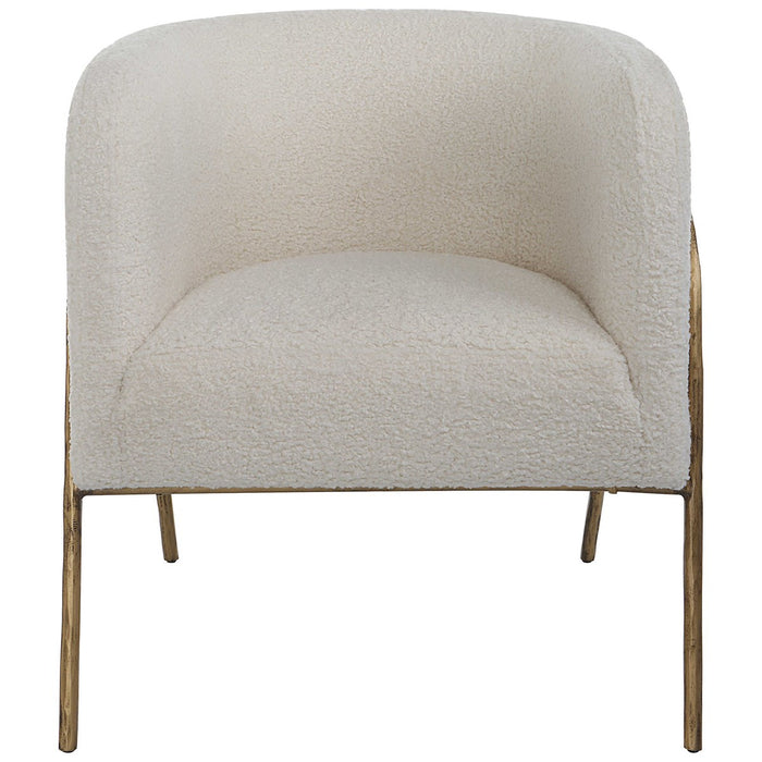 Netta Off-White Accent Chair