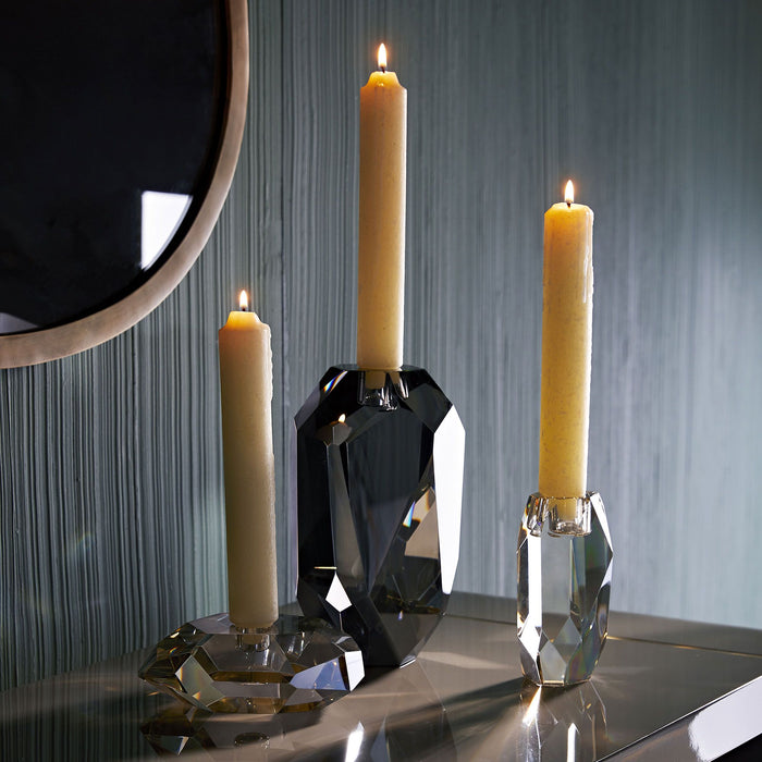 Justus Champagne Candle Holders (Set of 3)