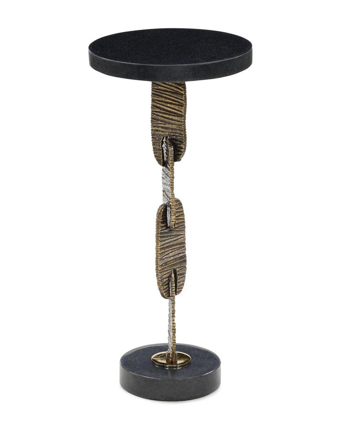 Alanna Brass Martini Table - Luxury Living Collection