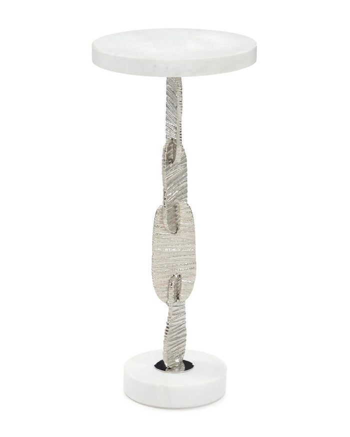 Alanna Nickel Martini Table - Luxury Living Collection