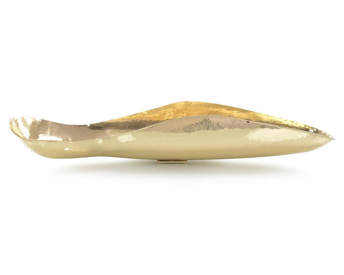 Farryn Sculptural Brass Bowl - Luxury Living Collection
