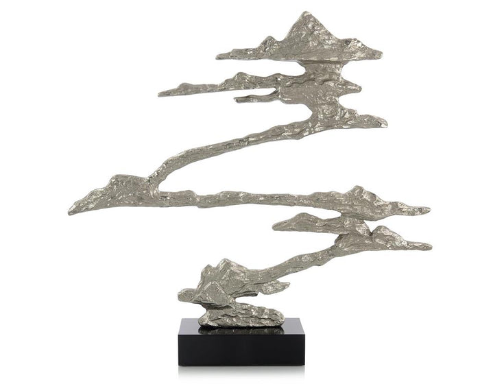 Harley Floating Island in Enameled Nickel - Luxury Living Collection
