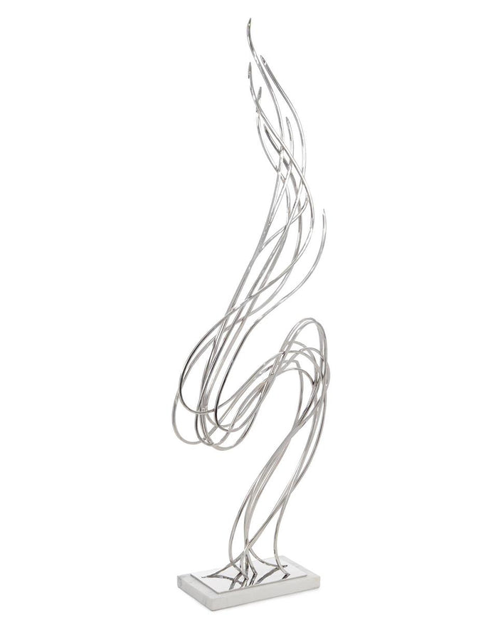 Amitola Nickel Sculpture - Luxury Living Collection