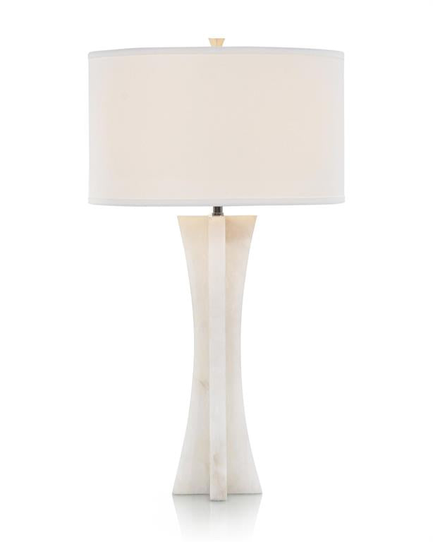 Estonia Alabaster Table Lamp - Luxury Living Collection