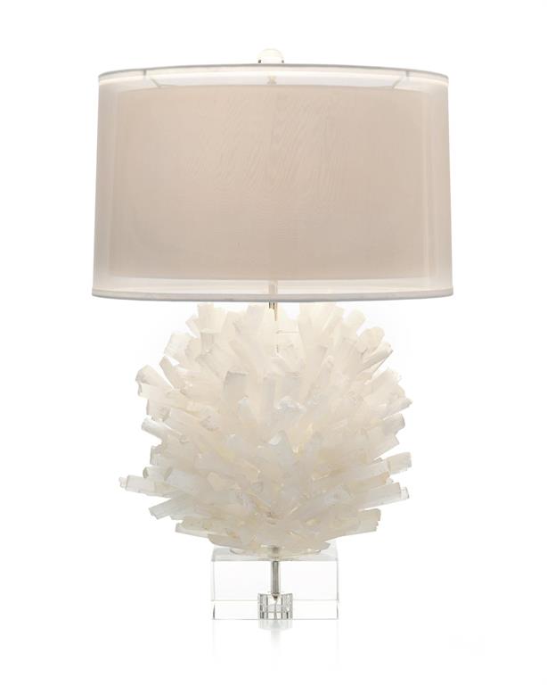 Charvi Selenite Table Lamp I - Luxury Living Collection