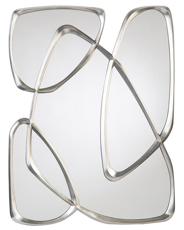 Penthouse Pewter Silver Mirror - Luxury Living Collection – Deborah l kerbel