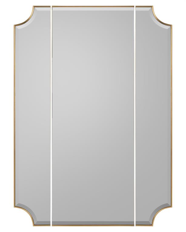 Aviva Modern Triptych Beveled Mirror - Luxury Living Collection