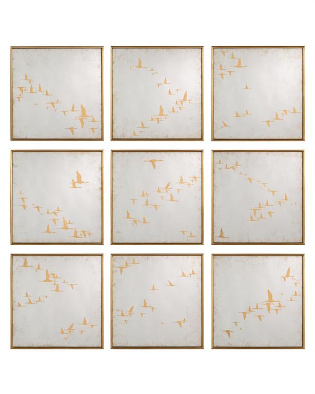 Irina Migration Mirrors (Set of Nine) - Luxury Living Collection
