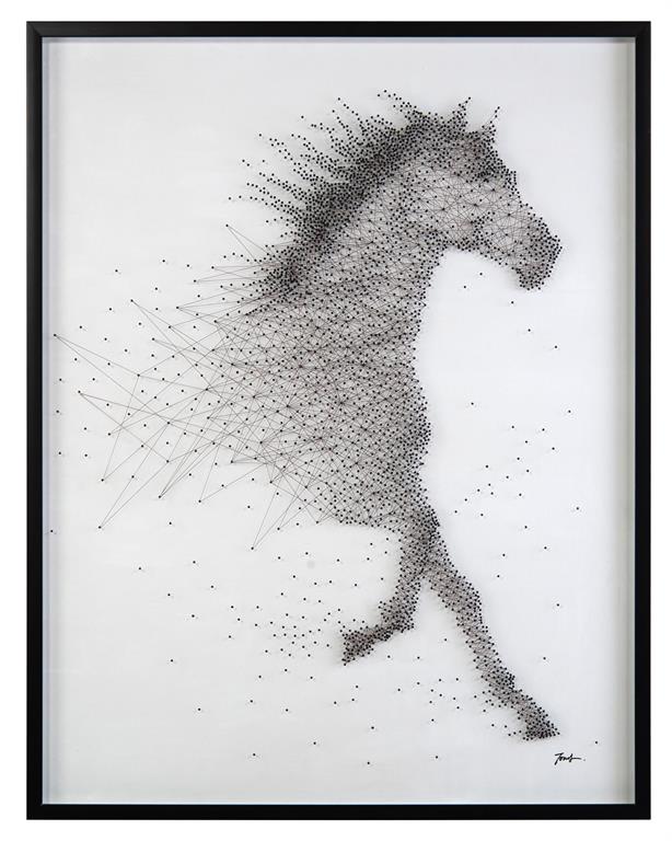 Zuwena Sprinting Stallion Wall Decor - Luxury Living Collection