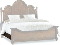 Joelle Upholstered Bed With Wood Rails