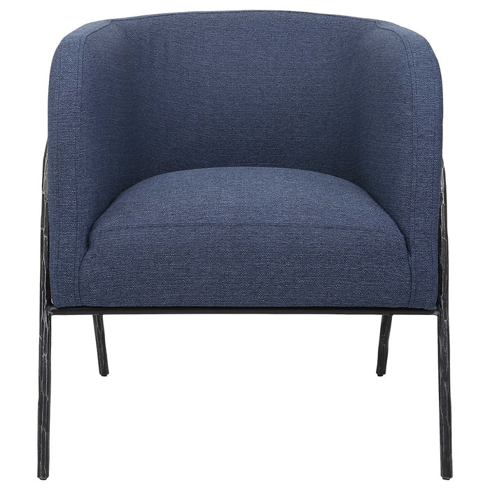 Netta Blue Denim Accent Chair