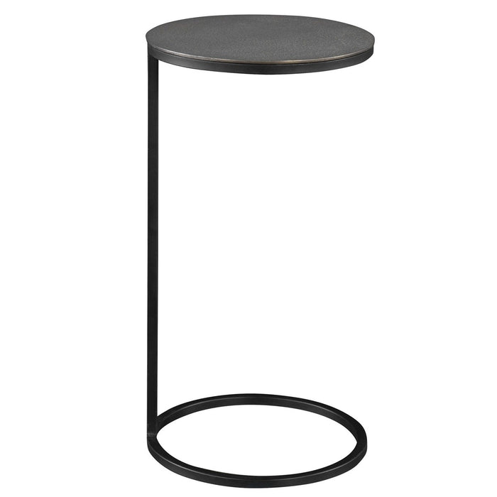 Palerma Antique Nickel Accent Table