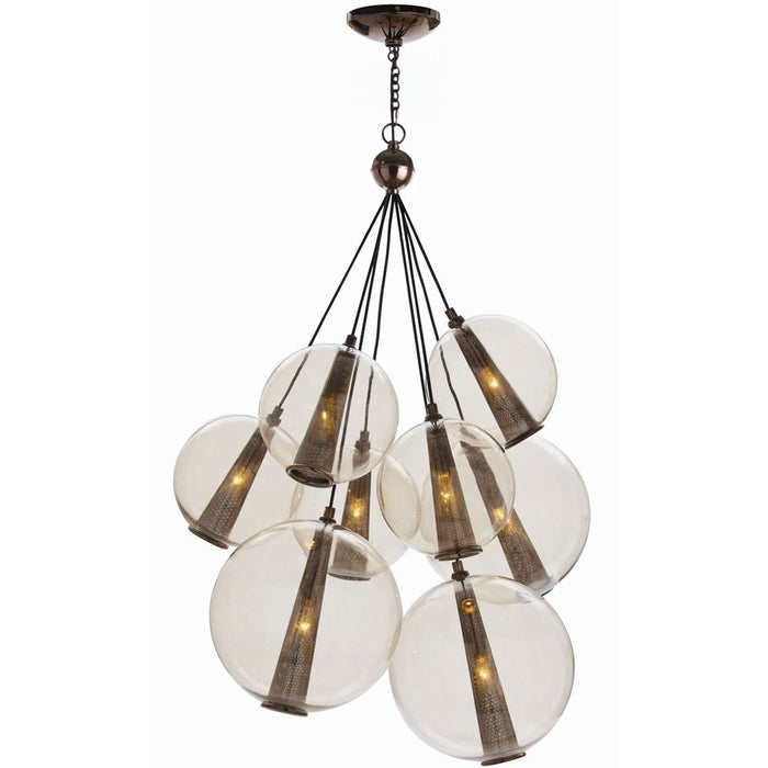 Kamora Brown Nickel Adjustable Cluster