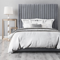 Leili Grey Velvet Bed - Luxury Living Collection