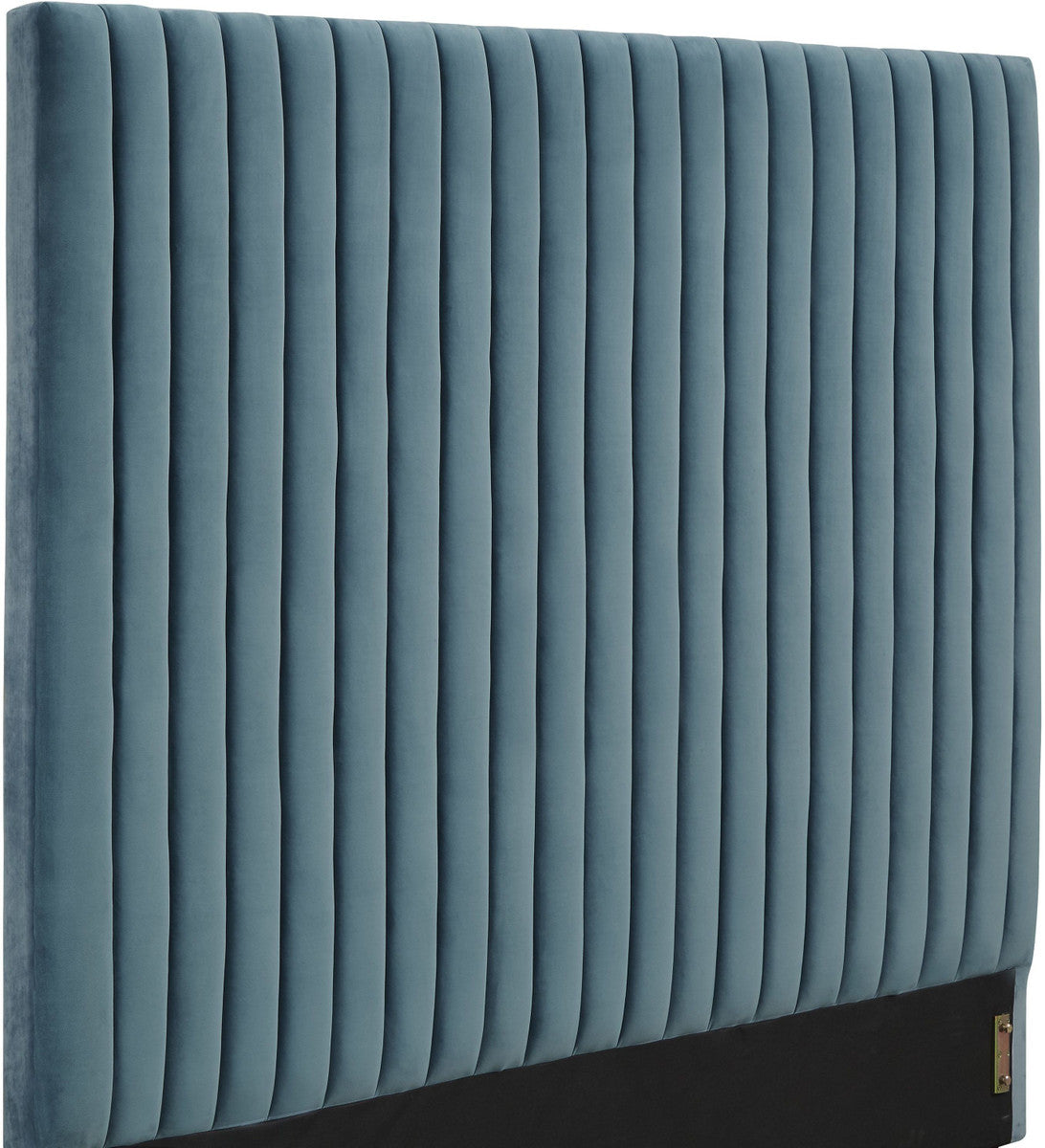 Leili Sea Blue Velvet Bed - Luxury Living Collection