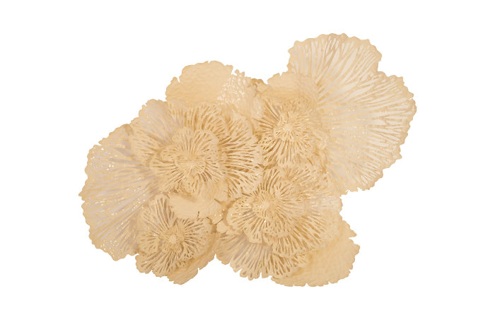 Ivory Wall Flower Art