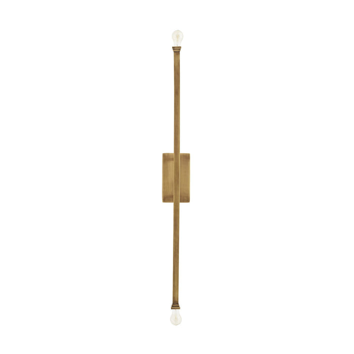 Melania Antique Brass Wall Light