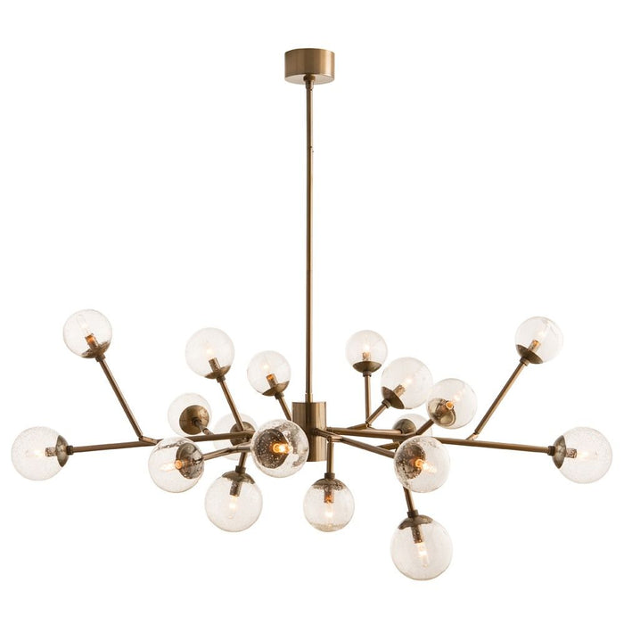 Raylee Vintage Brass Chandelier