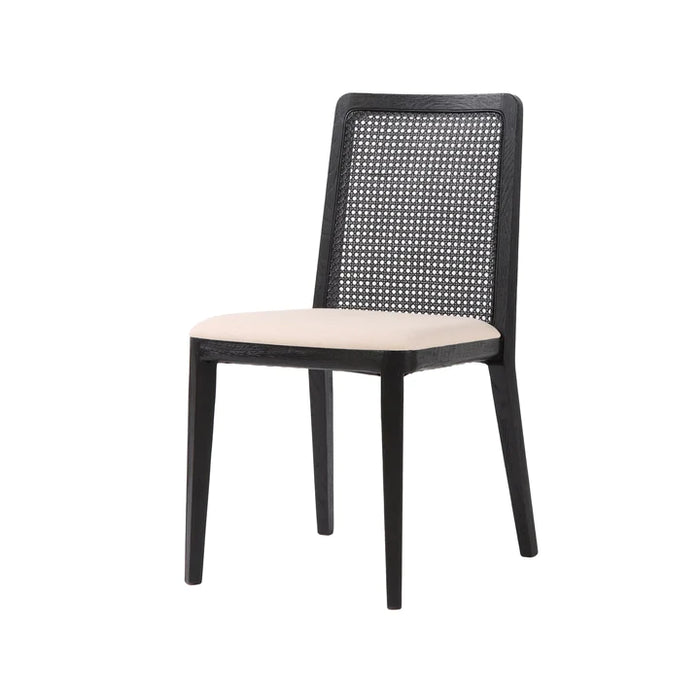 Cane Black Dining Chair (Set of 2)