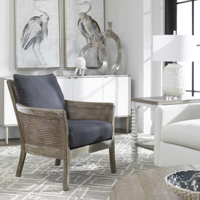 Ennis Gray Accent Chair