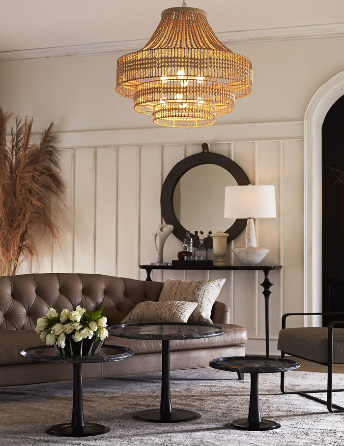 Peoria Natural Wood Chandelier