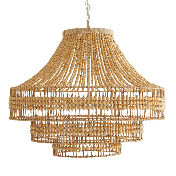 Peoria Natural Wood Chandelier