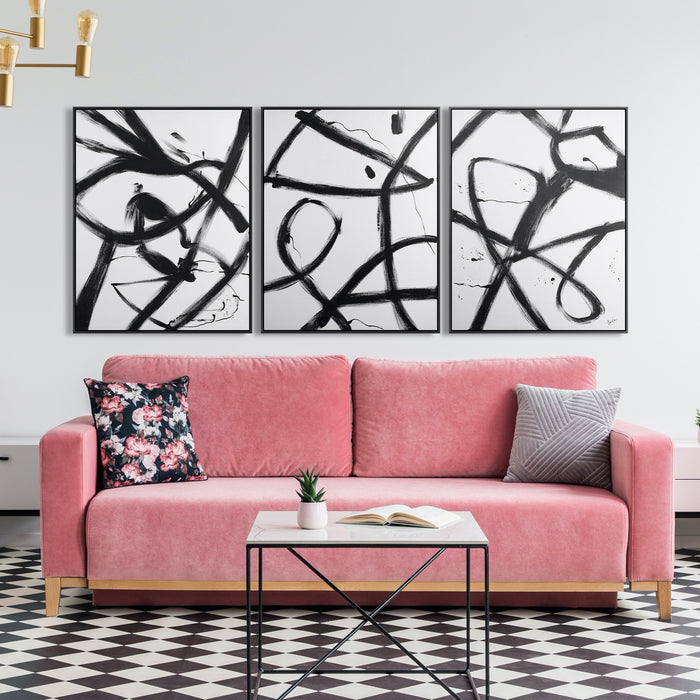 Teresa Canvas Artwork - Set of 3