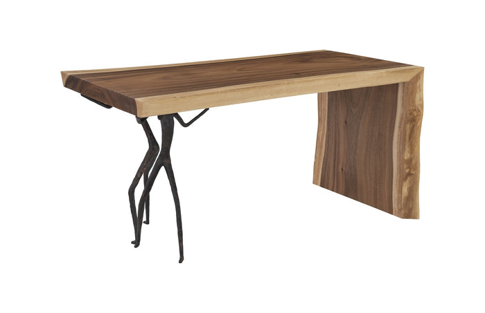 Waterfall 60” Natural Sculpture Desk