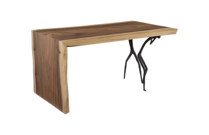 Waterfall 60” Natural Sculpture Desk