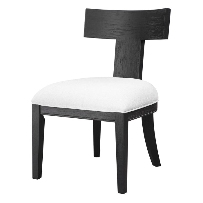 Rowan Charcoal Armless Chair
