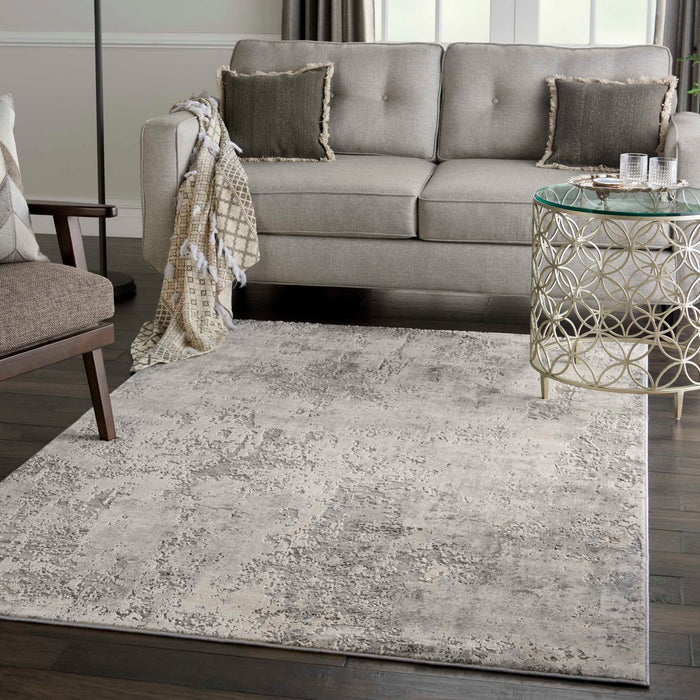 Russo Charcoal/Ivory Rug - Elegance Collection