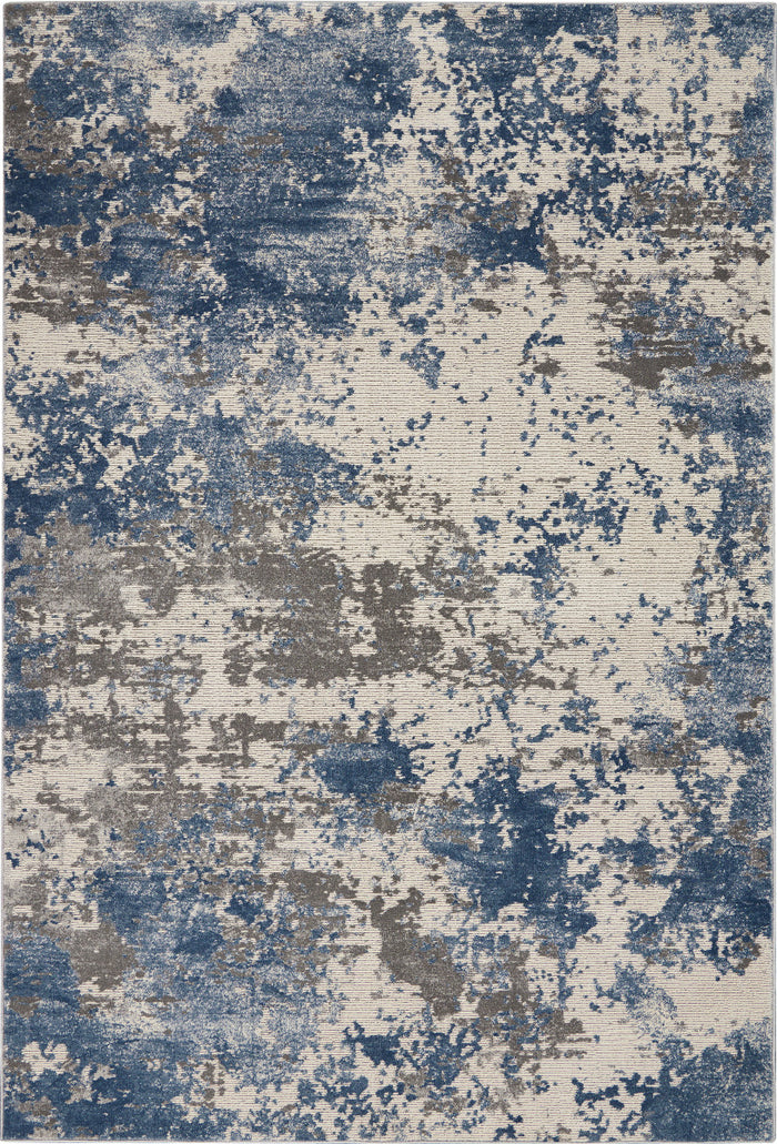 Russo Grey/Blue Rug - Elegance Collection
