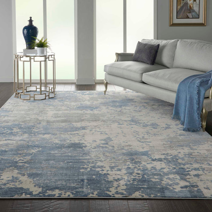 Russo Grey/Blue Rug - Elegance Collection