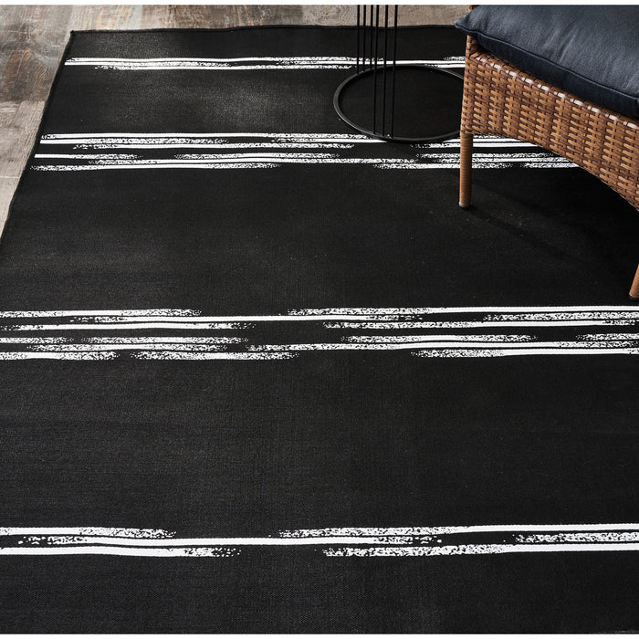 Soledad Black Outdoor Rug