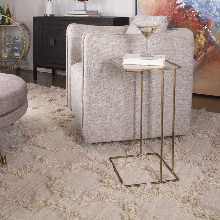 Sandra Gold Accent Table