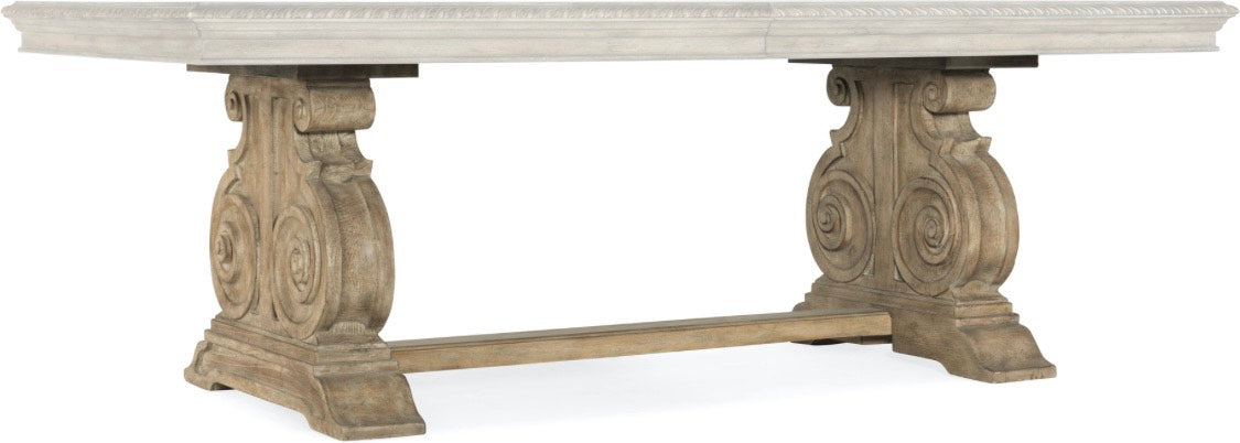Sylvie Rectangle Dining Table With Two 20" Leaves