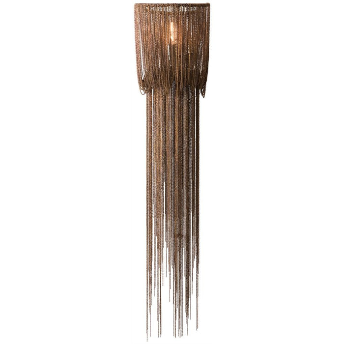 Meredith Large Aged Brass Sconce