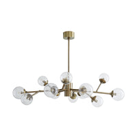 Raylee Vintage Brass Chandelier