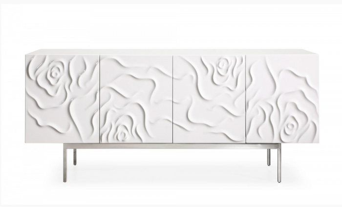 Solstice Modern White Gloss Buffet