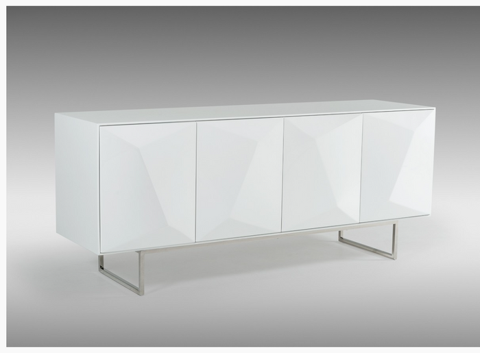 Veronique Modern White Gloss Buffet