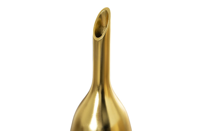 Lia Gold Leaf Decorative Vase