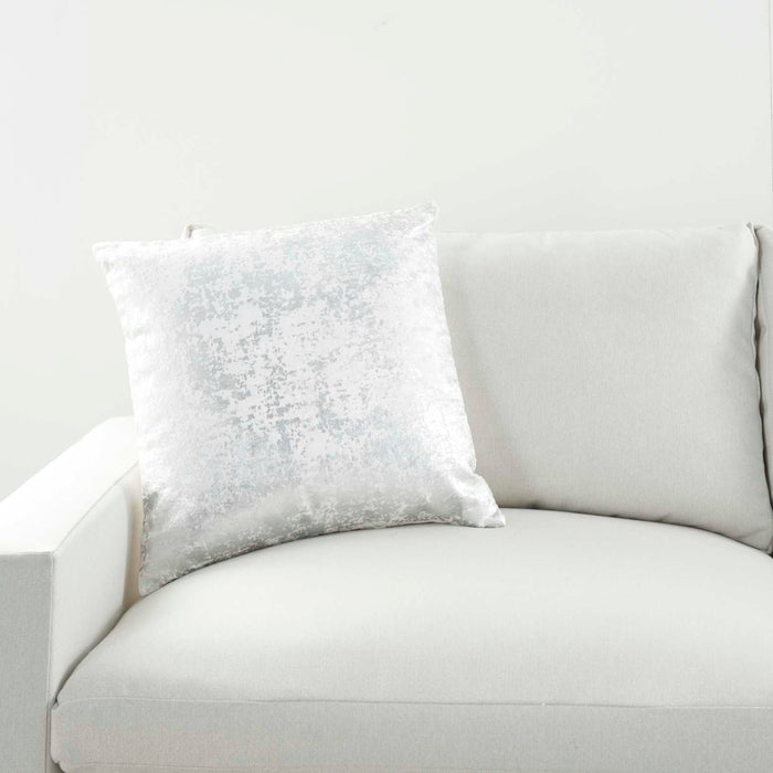 Vega 20" x 20" Silver Throw Pillow - Elegance Collection