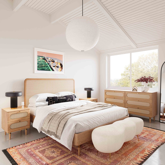 Peony Cane Bed - Luxury Living Collection