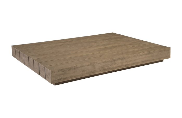 Weathered Grey Camputcha Coffee Table