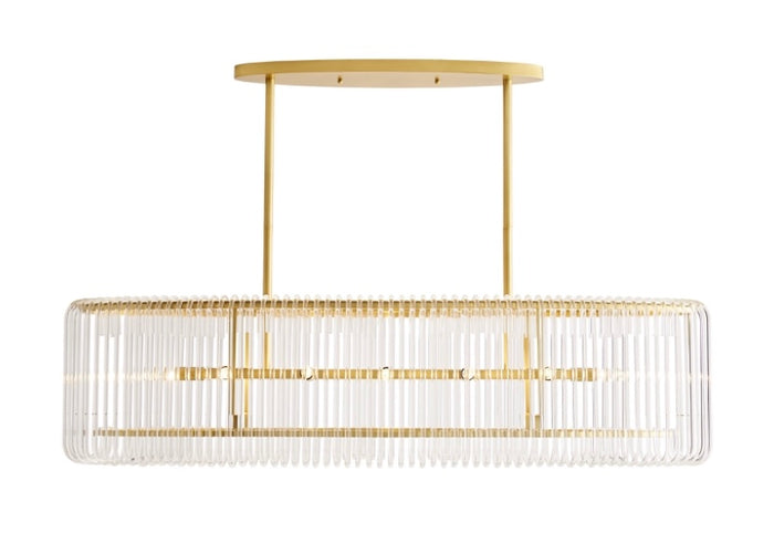 Denver Antique Brass Chandelier