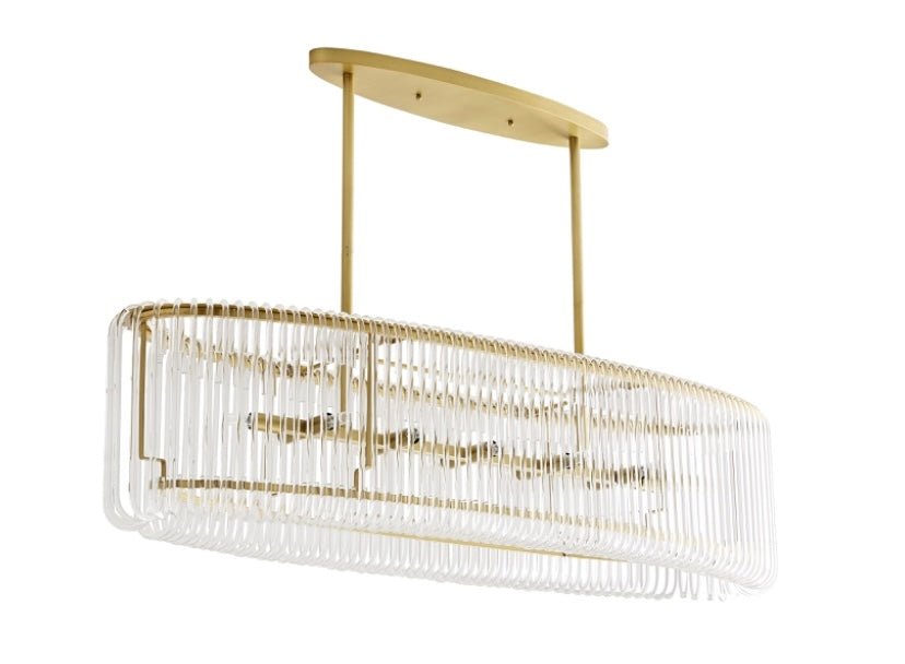 Denver Antique Brass Chandelier