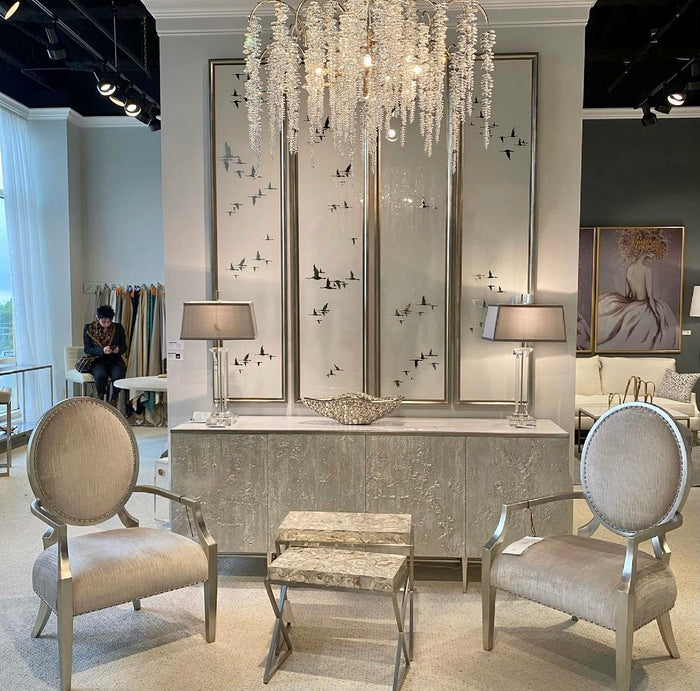 Aries Cascading Crystal Chandelier (2 Sizes Available)