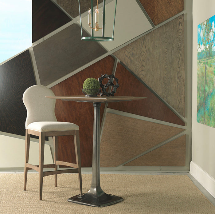 Kimaya Linen Bar Stool